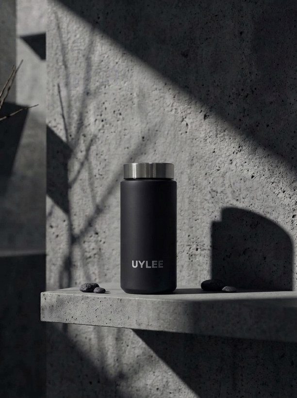 تراول ماگ UYLEE مشکی 280سیسی استیل304