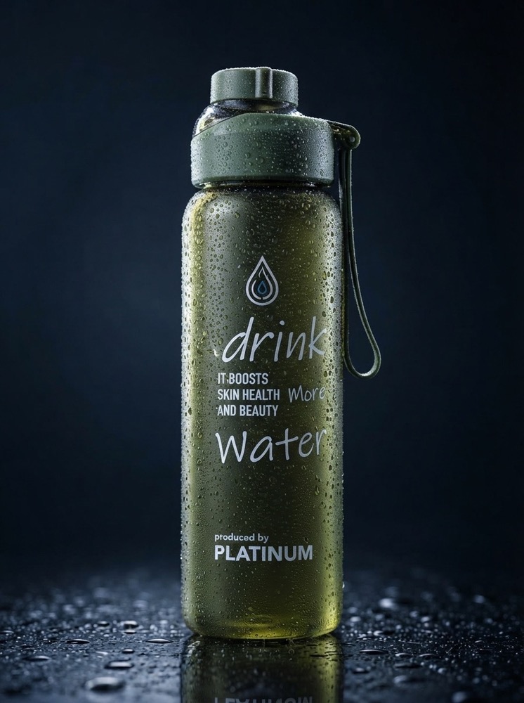 بطری درب پیچی DRINK MORE WATER ورزشی